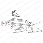  M-209BP1P2/202 Пластина скольжения салазки мни (0)