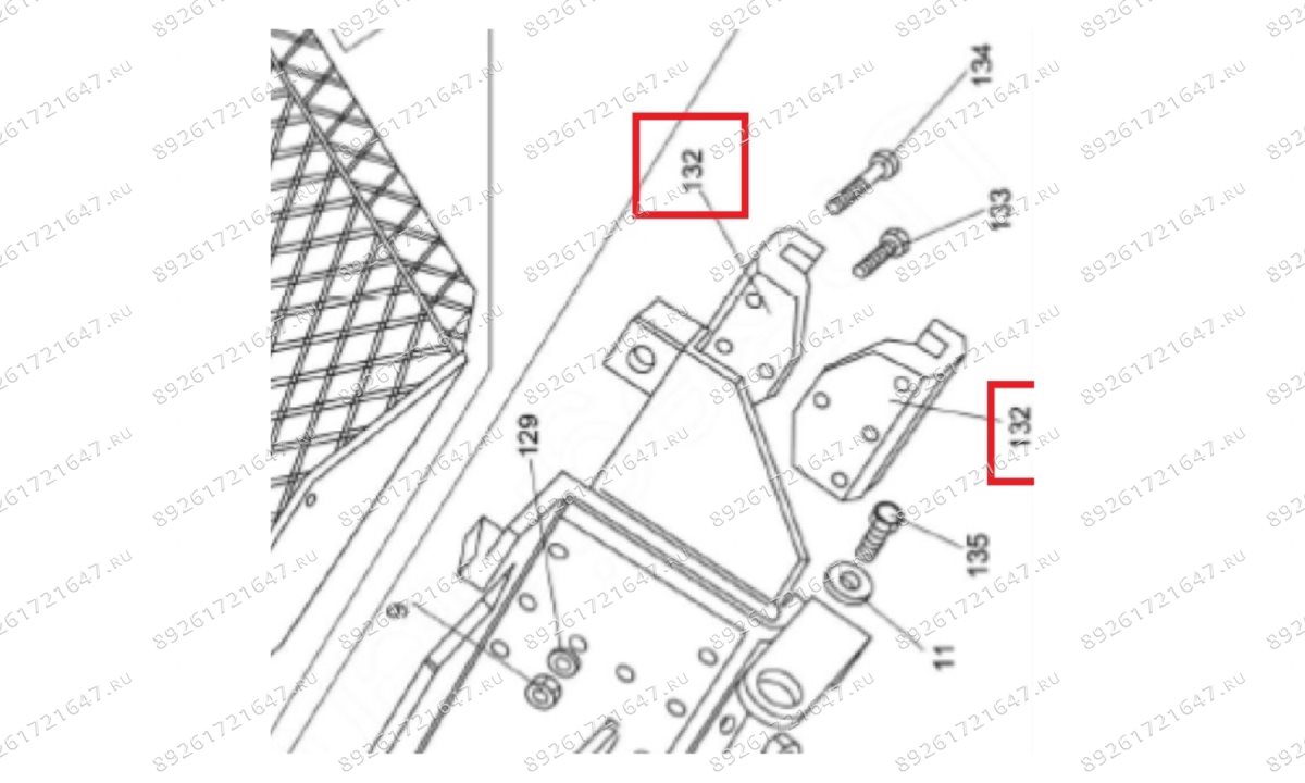  MT-290/132 Салазка балки ШМС грузовой (1)