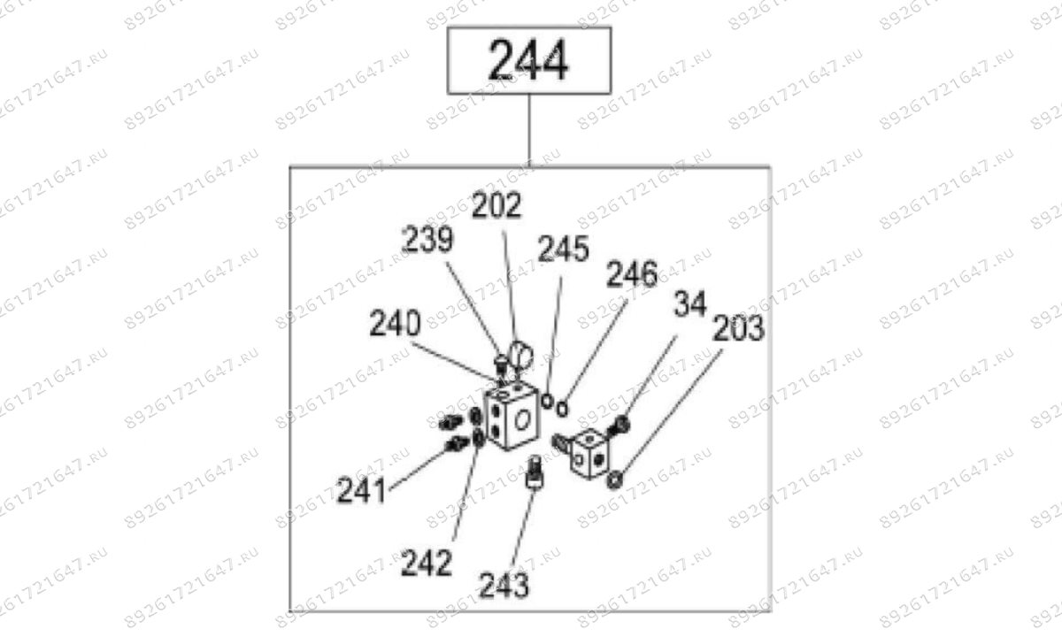  MT-290/244 Блок поворотный (0)
