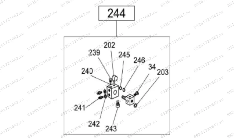 MT-290/244 Блок поворотный фото