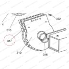  MT-296/317 Уплотнение (прокладка) мни (0)