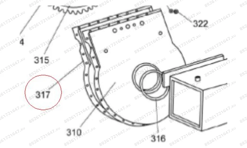 MT-296/317 Уплотнение (прокладка) фото