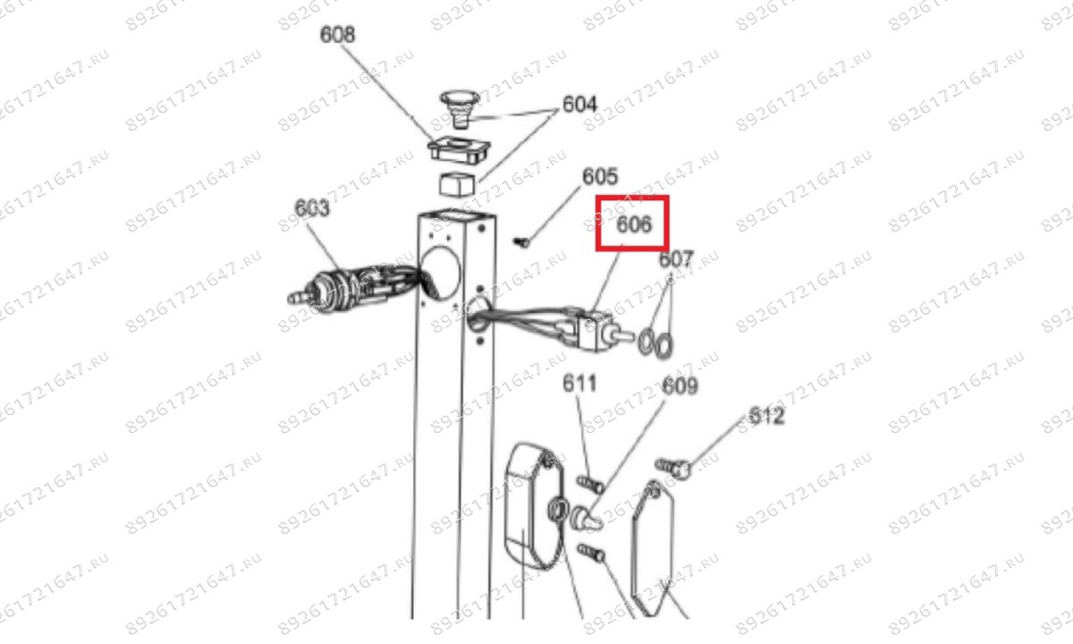  MT-296/606 Выключатель зажима (1)