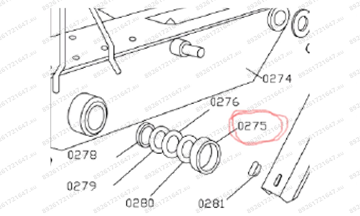  MT-298/0275 Кольцо уплотнительное (0)
