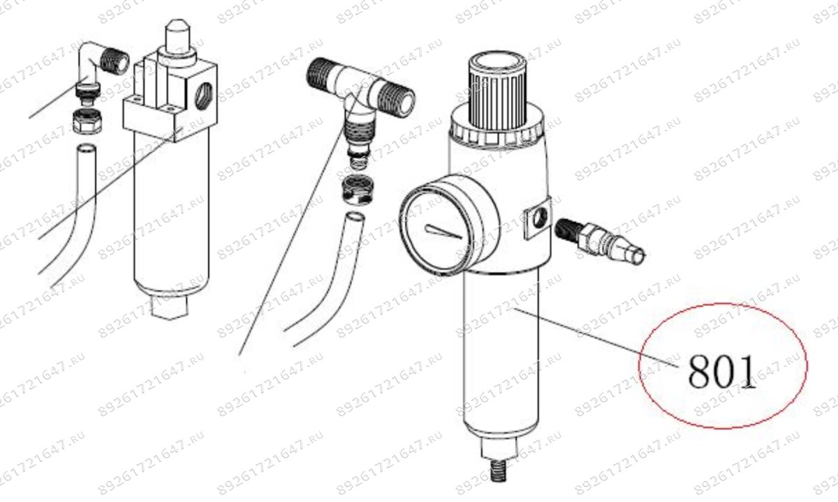  801 Фильтр лубрикатора (0)