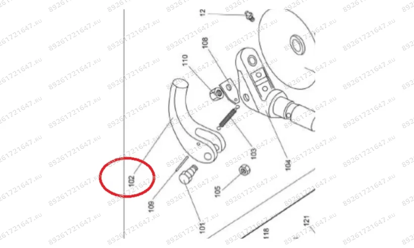 MT-290/102 Крюк монтажный фото