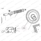  MT-296/314 Колесо червячное мни (0)