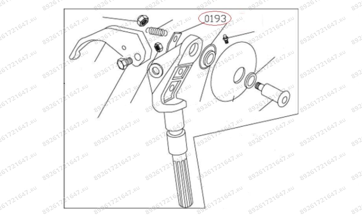  MT-298/0193 Пластина пружины (1)