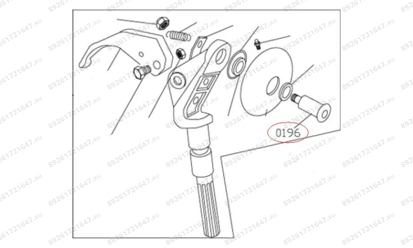 MT-298/0196 Болт крепления монтажного диска фото