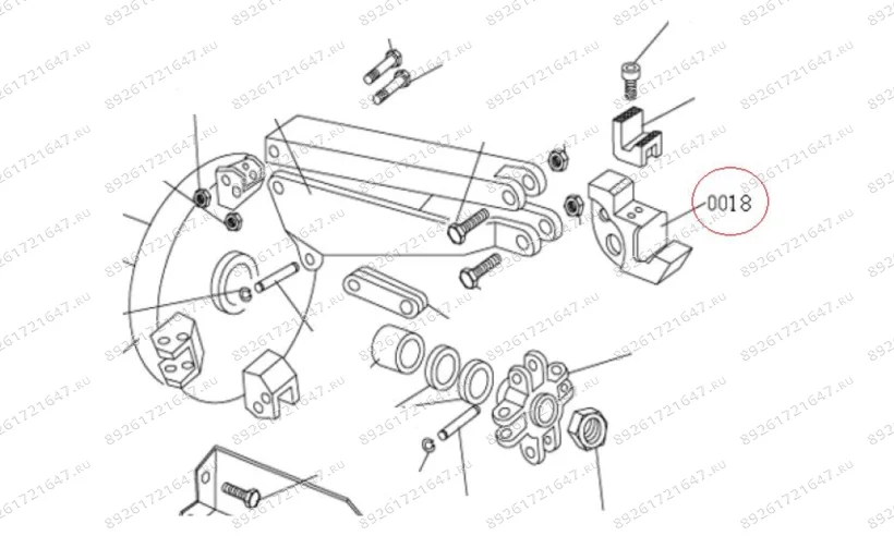 MT-298/0018 Держатель кулачка фото