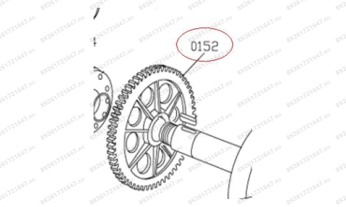  MT-298/0152 Шкив зубчатый (1)