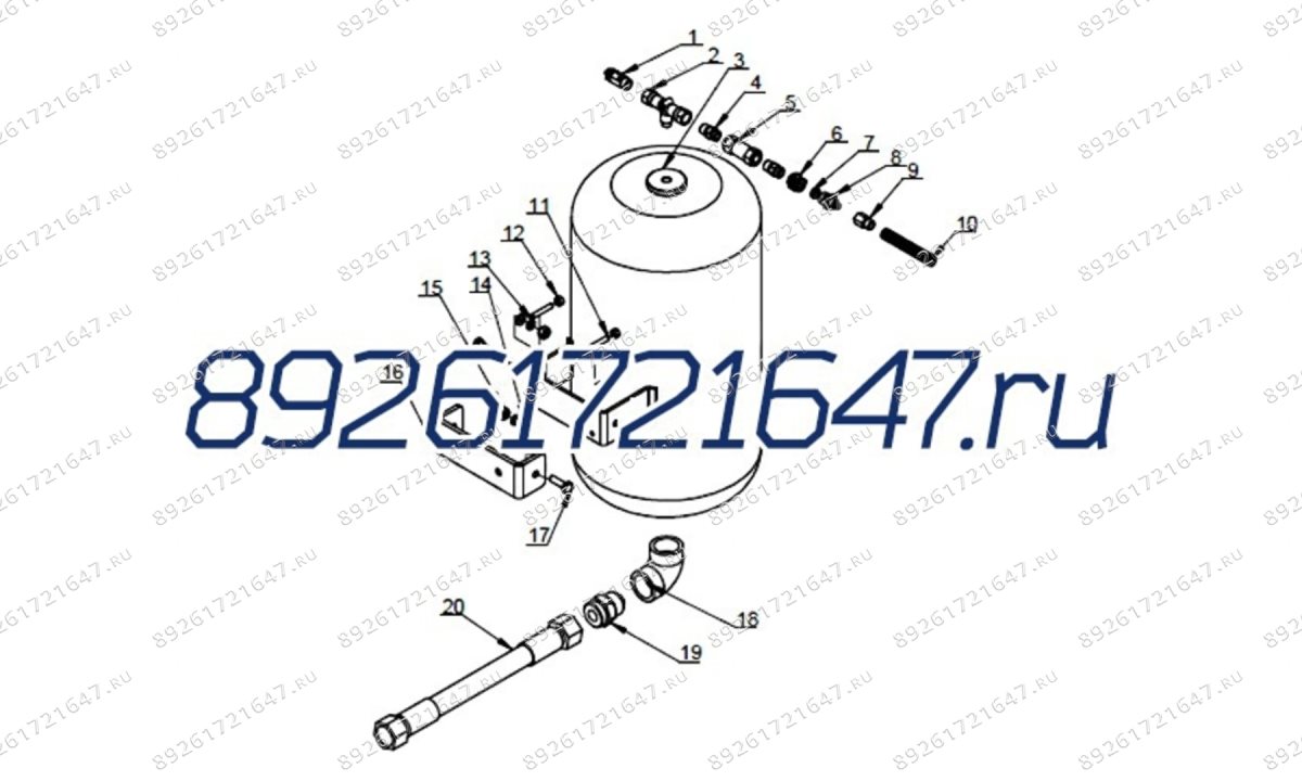  Фитинг угловой, G1″ (0)
