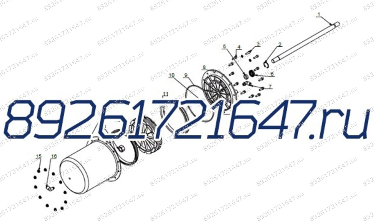  Гайка с фланцем M6 (0)