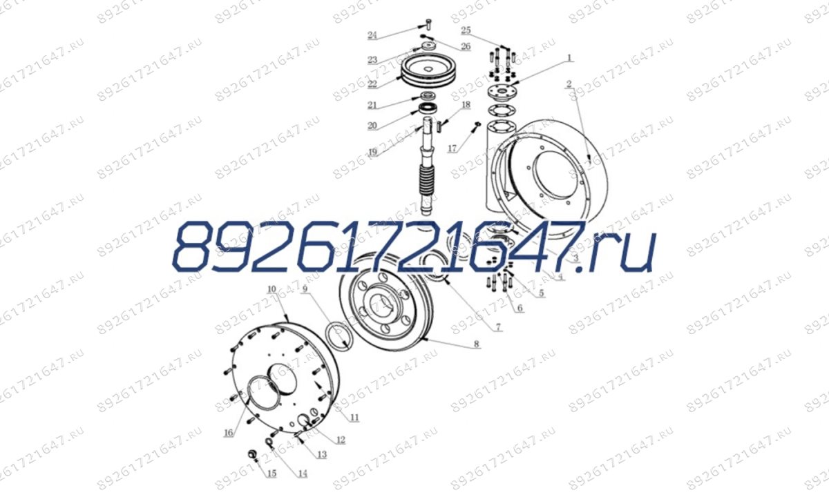  Корпус червячного редуктора (0)