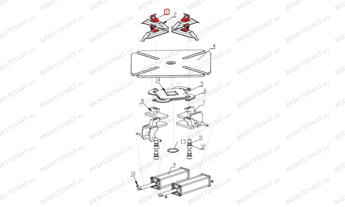  Кулачок зажимной V324, V426, V426R (0)