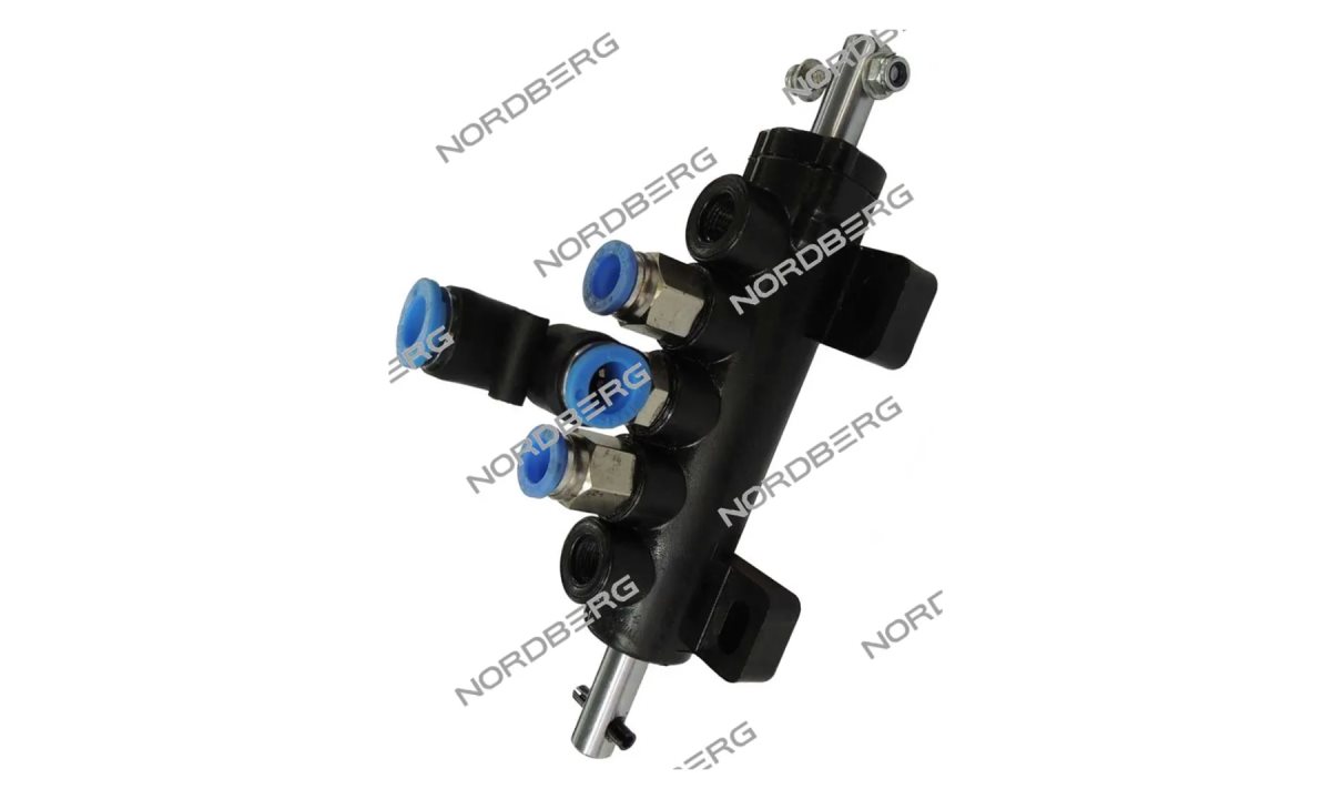  Клапан педального узла (A) (с тройником), NORDBERG 4638 CT-D-1110000 (0)