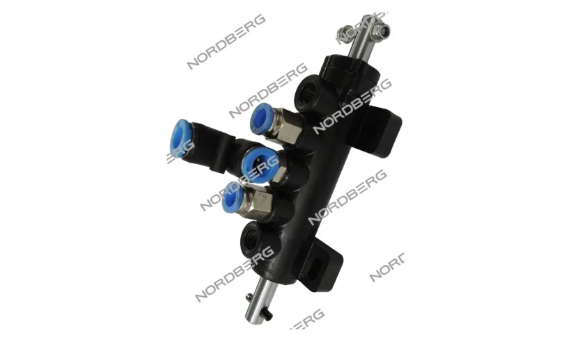 Клапан педального узла (A) (с тройником), NORDBERG 4638 CT-D-1110000 фото