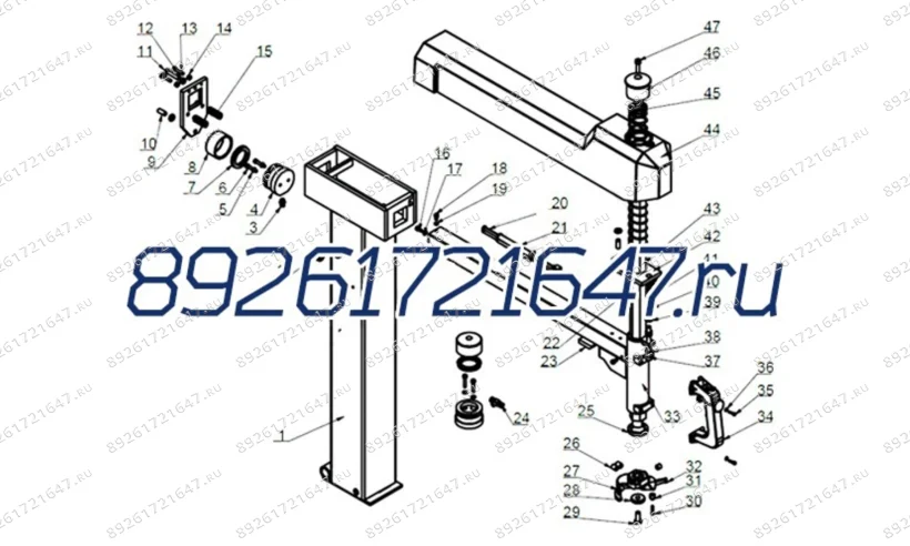 Пластина блокировочная для ШМС 6000595 фото