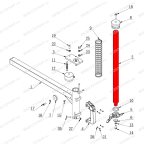  Шток шестигранный монтажной колонны V624 мни (4)