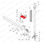  Стопор штока шестигранного монтажной колонны V730 мни (5)