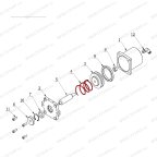 Пружина блокирующего цилиндра V730 мни (3)