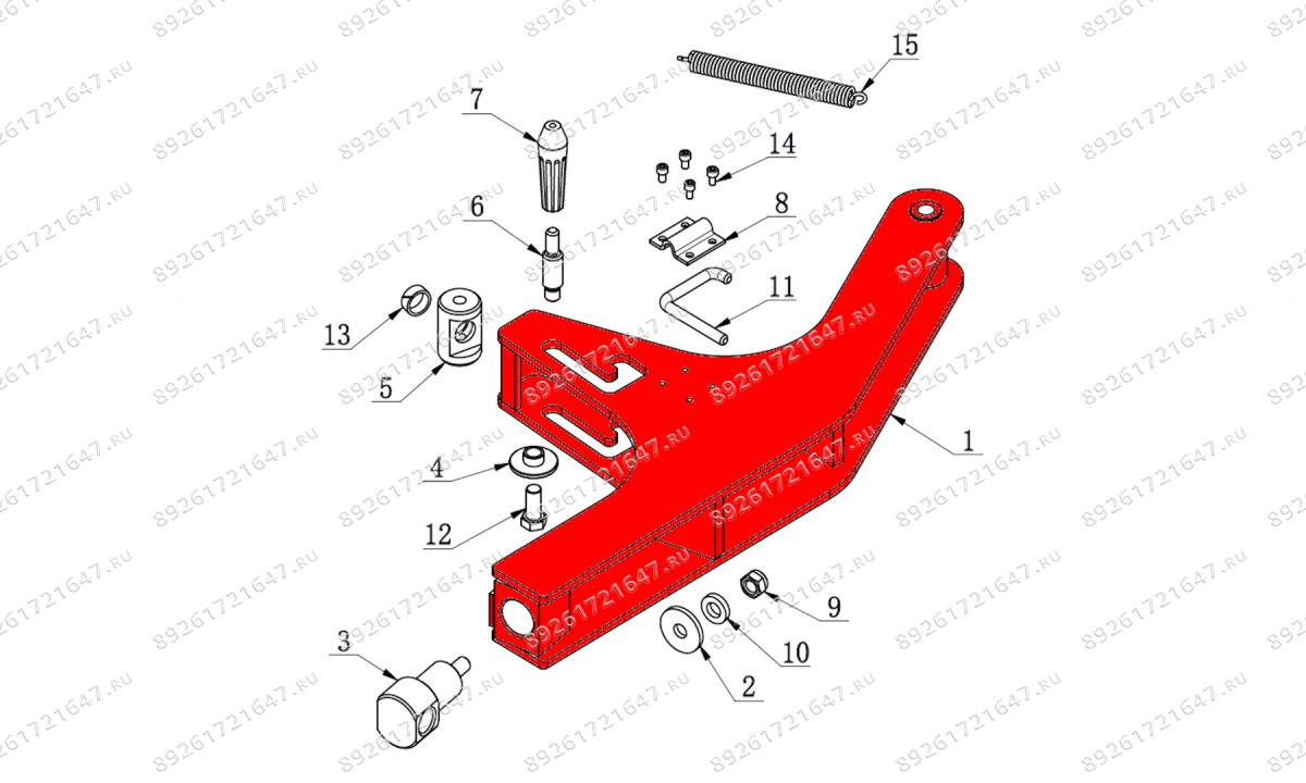  Корпус разбортовочной лапы V730 (0)