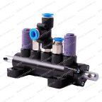  Пневмораспределитель пятиходовой правый V524, V526, V526U мни (3)