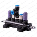  Пневмораспределитель пятиходовой правый V524, V526, V526U мни (3)