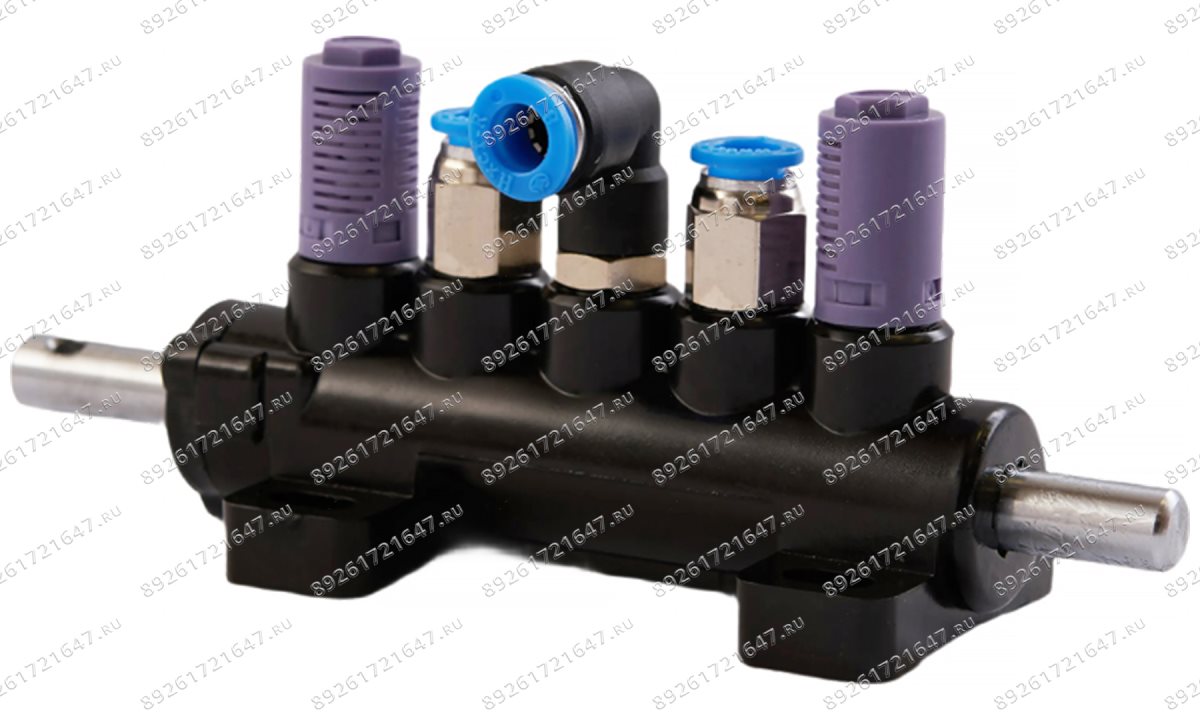  Пневмораспределитель пятиходовой левый V521, V624, V730 (1)