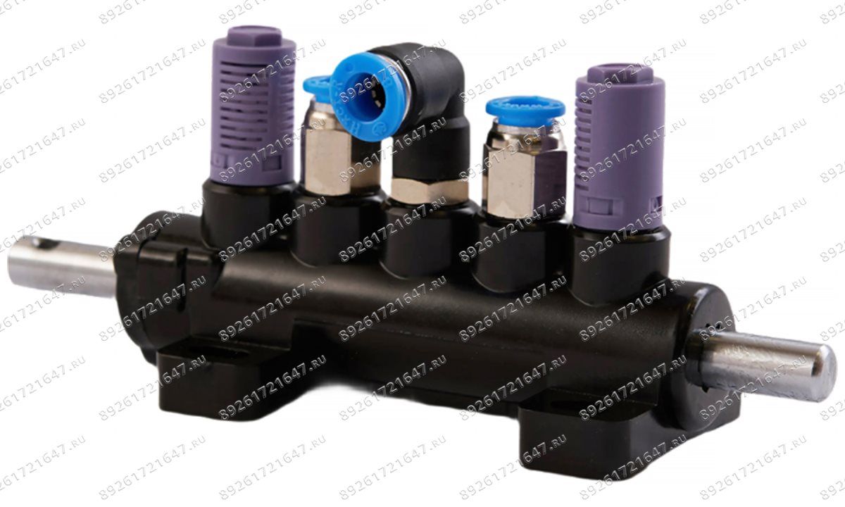  Пневмораспределитель пятиходовой левый V521, V624, V730 (0)