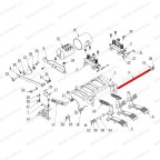  Шток педального узла V524, V526, V526U мни (3)