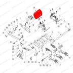 Корпус переключателя реверсивного односкоростного V521, V524, V526, V526U, V624.220, V626.220 фото