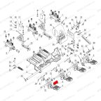  Втулка штока педального узла V521, V624, V626, V626IT, V730 мни (4)