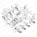  Соединитель педали и пневмораспределителя пятиходового V521, V624, V626, V626IT, V730 мни (4)