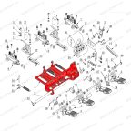 Корпус педального узла V624, V626, V626IT, V730 фото