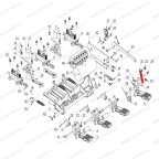  Шатун соединительной пластины переключения скорости стола V624, V626, V626IT, V730 мни (5)