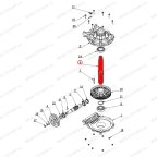 Червячный вал поворотного стола V521, V524, V624 мни (5)