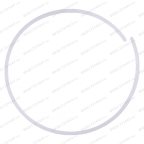  Уплотнительное кольцо поршня цилиндра отжима V521, V524, V526, V526U, V624, V626, V626IT, V730 мни (1)