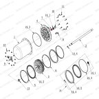 Направляющая втулка штока цилиндра отжима V521, V524, V526, V526U, V624, V626, V626IT, V730 фото