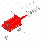  Цилиндр монтажной колонны в сборе V730 мни (0)