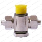  Фитинг цилиндра зажима цанговый тройной 1/8