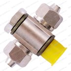  Фитинг цилиндра зажима цанговый тройной 1/8