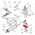  Прижимная пластина стойки зажимного кулачка V730 мни (3)