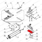  Прижимная пластина стойки зажимного кулачка V730 мни (3)