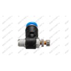  Фитинг цилиндра монтажной колонны цанговый угловой с регулировочным винтом 1/8