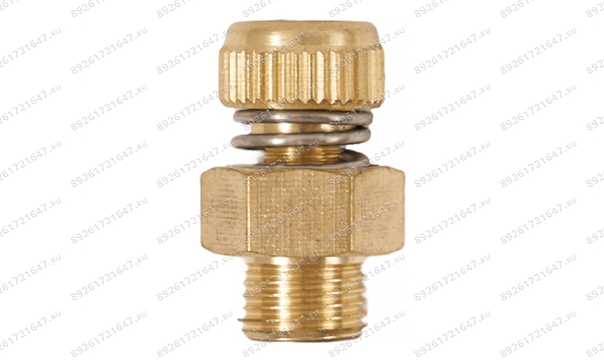  Глушитель латунный c регулировкой 1/8