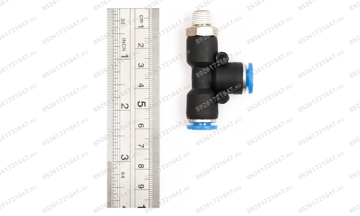  Фитинг цанговый тройной 1/8