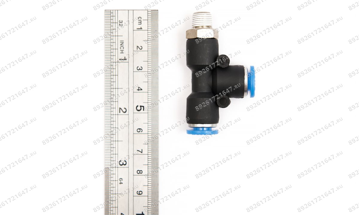  Фитинг цанговый тройной 1/8