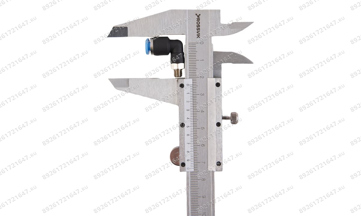 Фитинг цанговый угловой M5 4мм (0)