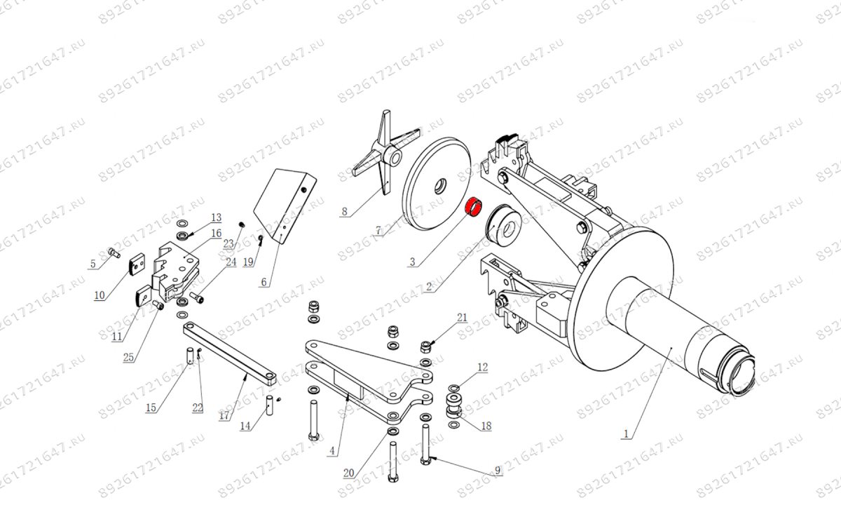  Подшипник зажимного устройства V-57, V-57A (0)